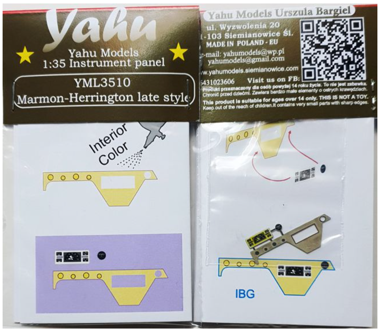 Yahu Models YML3510 1:35 Marmon-Herrington Mk.I/Mk.II PE Instr.