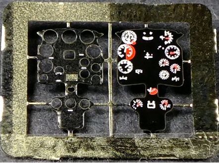 Yahu YML7202 Nakajima Ki-44 Tojo Etched Instrument Panel 1:72