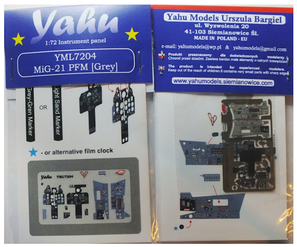Yahu Models YML7204 1:72 Mikoyan MiG-21PFM