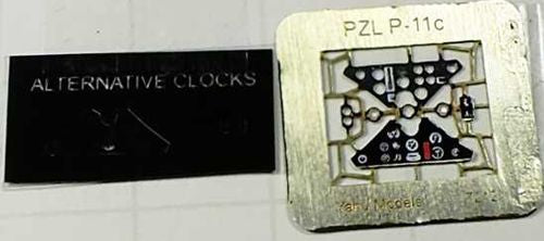 Yahu YML7212 PZL P.11C Etched Cockpit Instrument Panel 1:72
