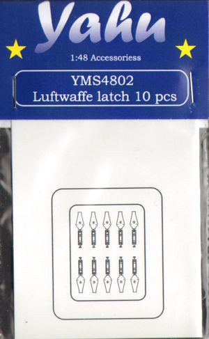 Yahu Models YMS4802 1:48 Luftwaffe latch 10 pcs