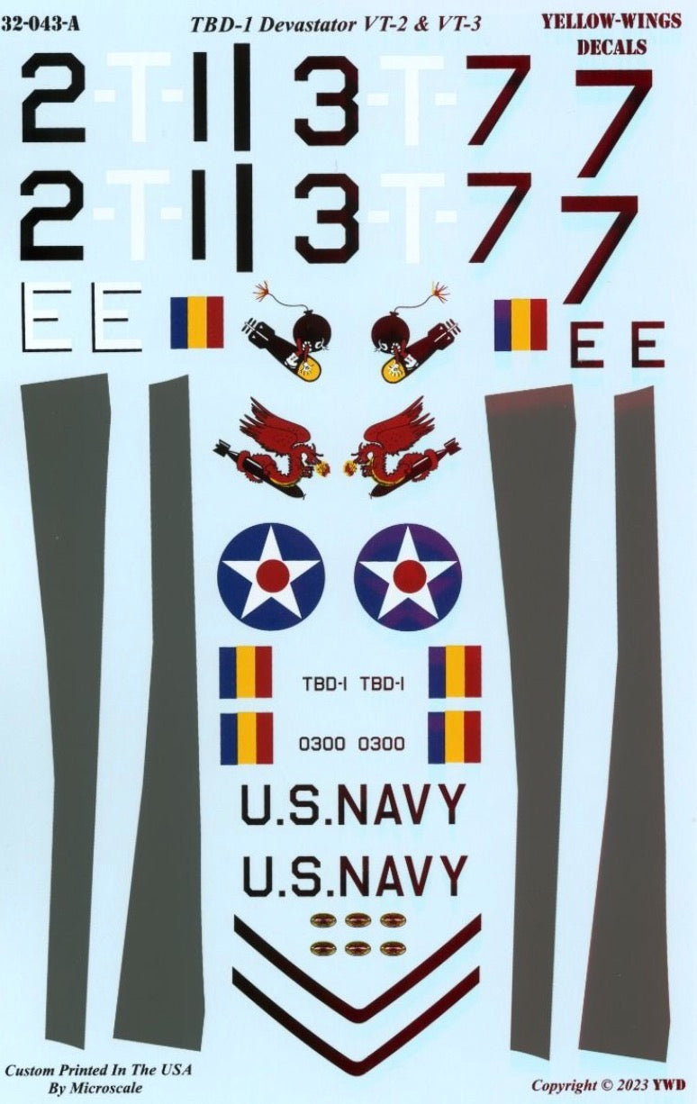 Yellow Wings YW32043 1:32 U.S