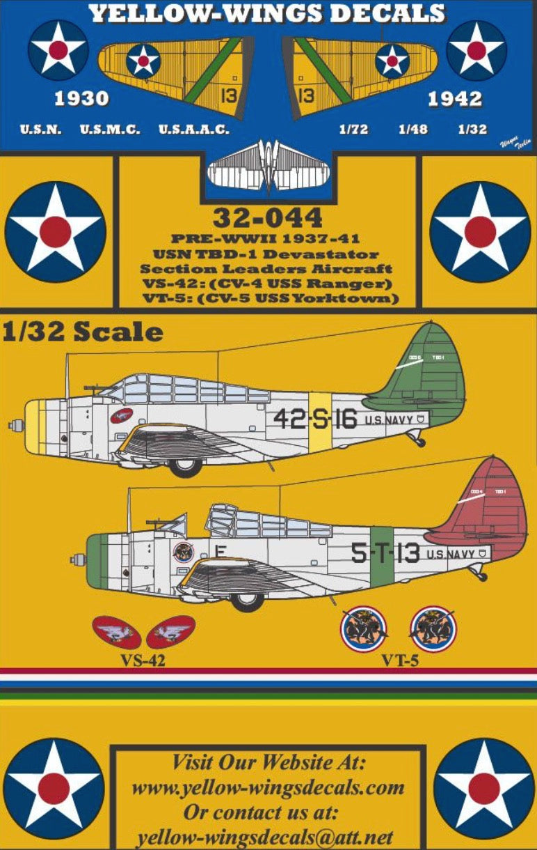 Yellow Wings YW32044 1:32 U.S
