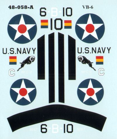 Yellow Wings YW48058 1:48 Curtiss F11C-2/BFC GOSHAWK VF-1B