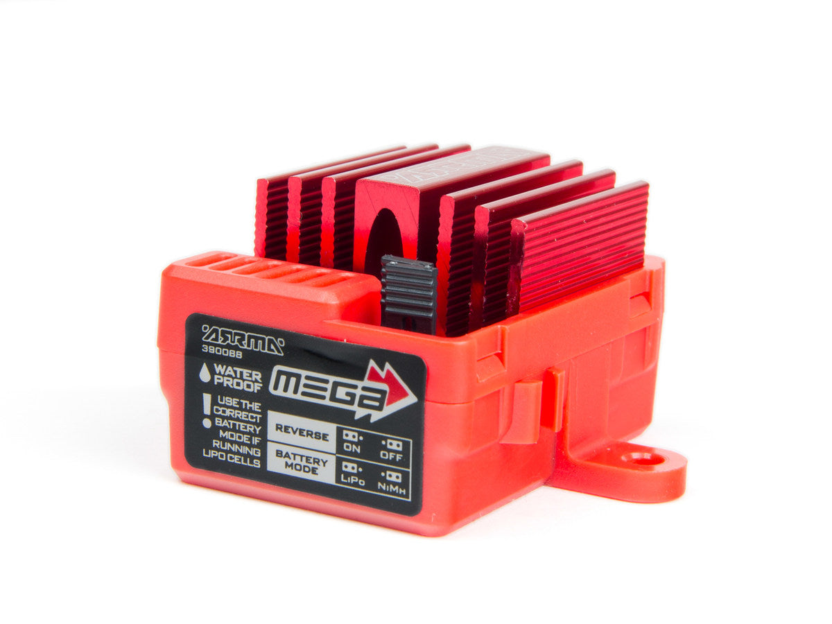 Arrma Mega 12T Brushed ESC (Red) AR390068