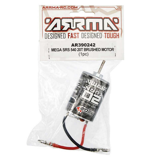 Arrma 540 Brushed Motor 20T Mega SRS AR390242