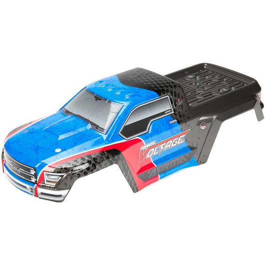 Arrma Body Pntd/Decaled GRANITE VOLTAGE Blu/Blk AR402198