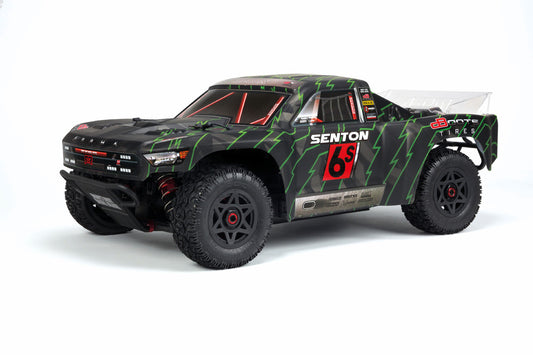 Arrma SENTON 6S BLX Painted Body Black/Green AR406144