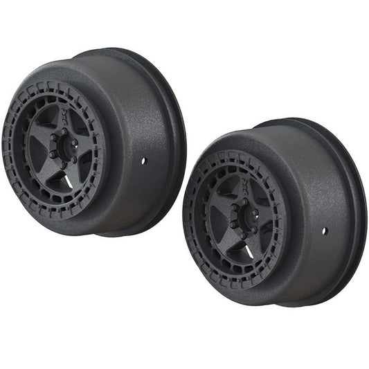 Arrma SC 2.2/3.0 Wheel 14mm Hex Black (2) AR510096