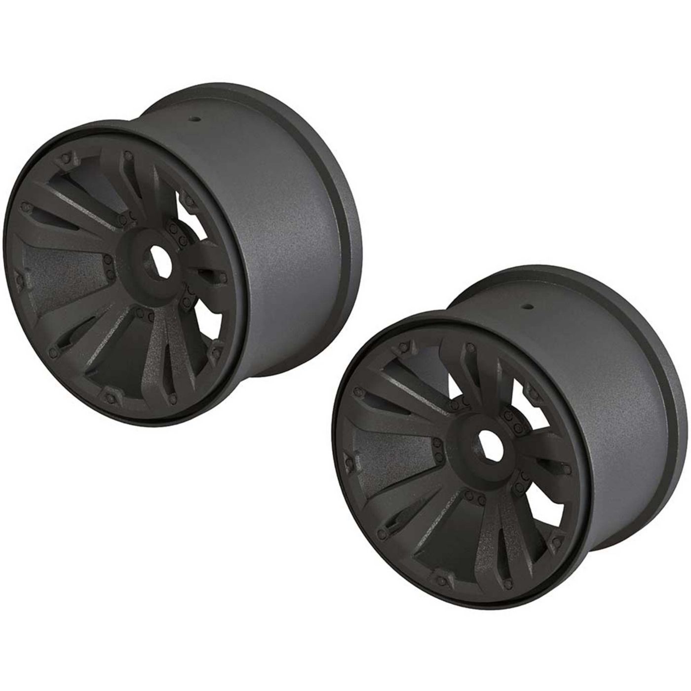 Arrma MT 3.8 Wheel 17mm Hex Black  (2) AR510111