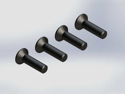 Arrma Flt Head Hex Machine Screw 4x15mm 4x4 (4) AR722415