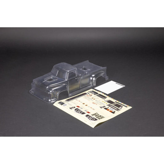 Arrma Clear Body with Decals and Window Mask: NOTORIOUS 6S BLX 1:8 ARA-1540
