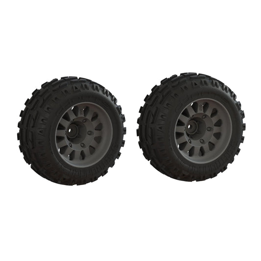 Arrma dBoots 'Dirtrunner ST' Tire Set Glued (2) ARA-1552