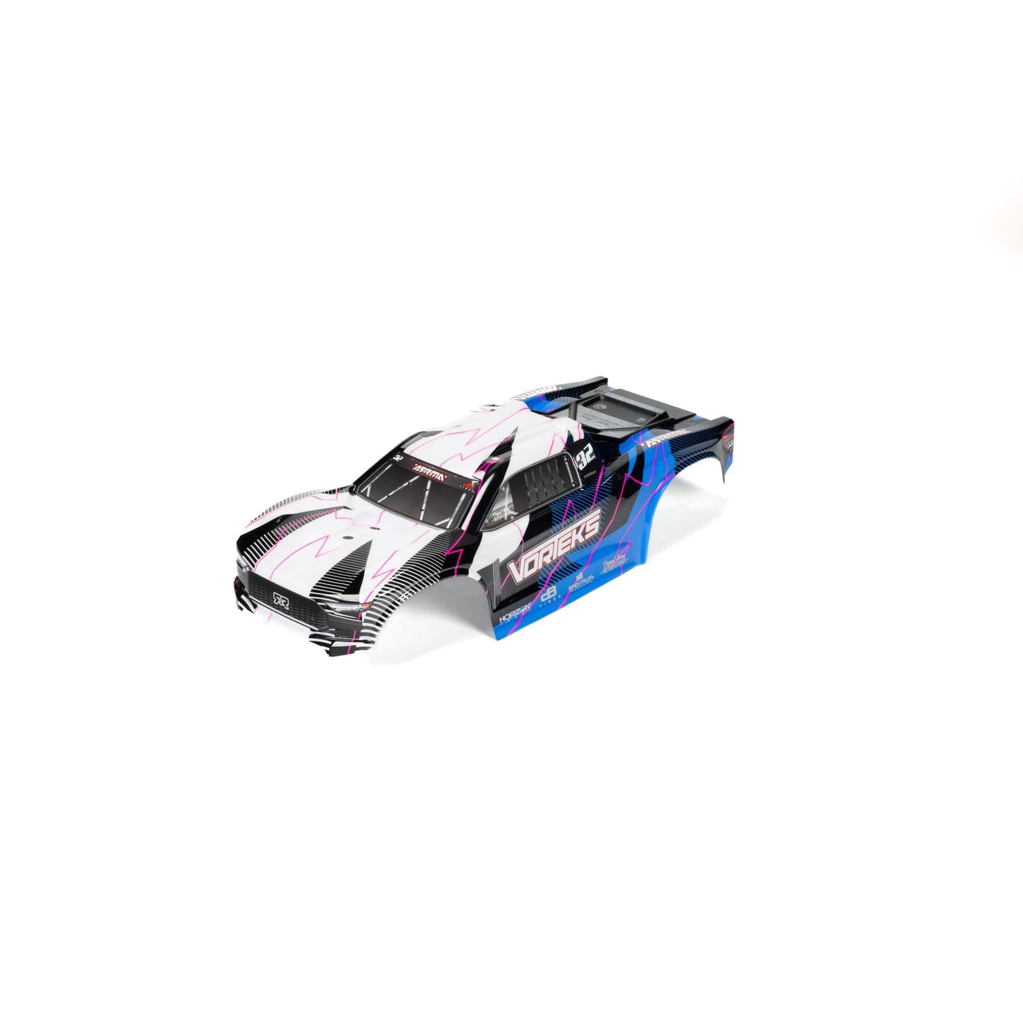 Arrma Vorteks Clipless Painted Trimmed Body Set w/Decals, Blue ARA-1557