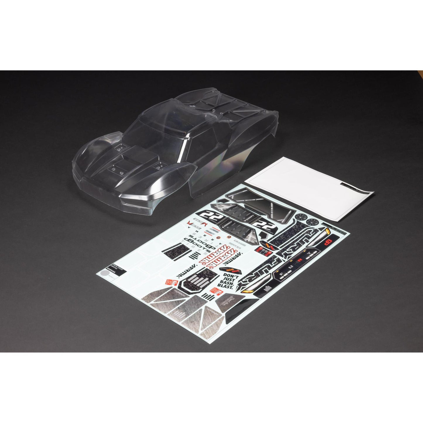 Arrma Clear Body with Decals: FURY 2WD 1:10 ARA-1581