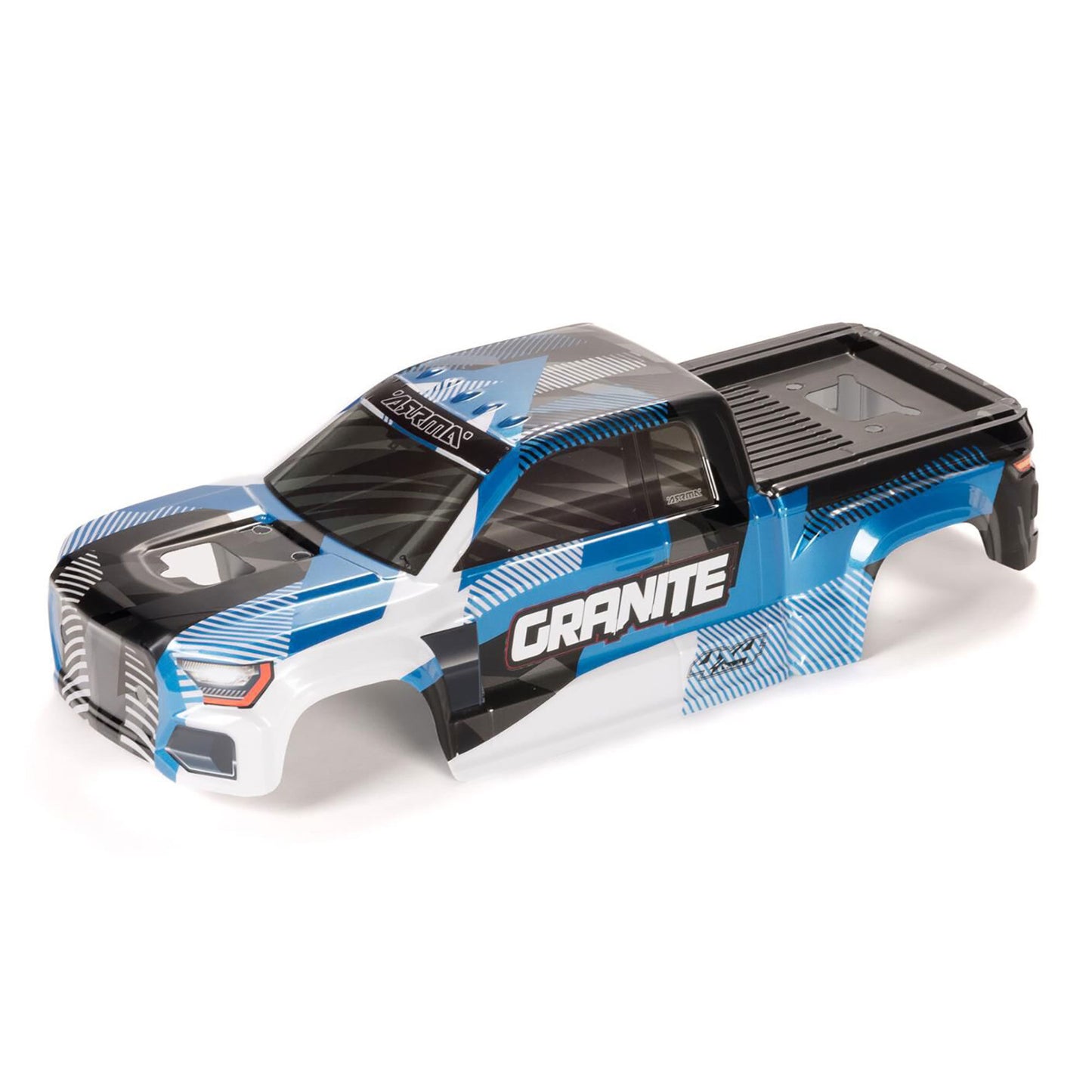 Arrma GRANITE Clipless Painted Decaled Trimmed Body, Blue ARA-1621