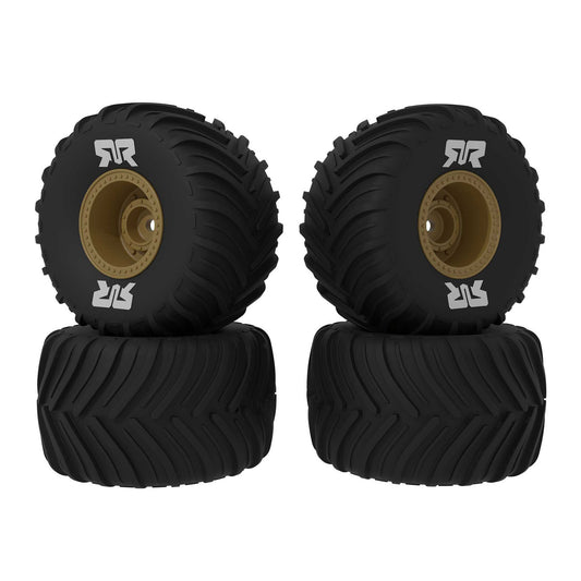 Arrma dBoots Chevron MT Tire Set Glued, Bronze (2 Pairs): GROM ARA-2586