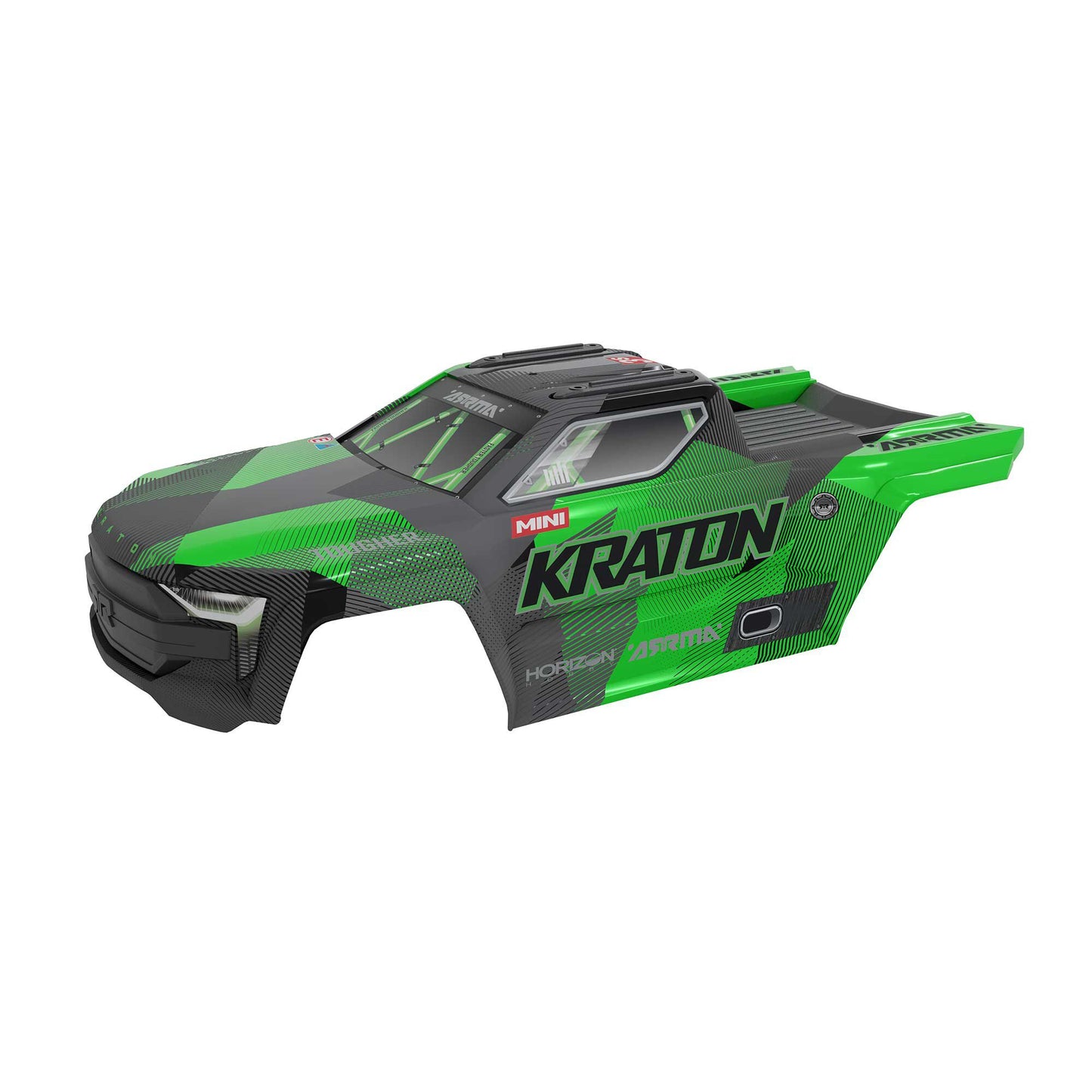 Arrma MINI KRATON Body, Black/Green ARA-2655