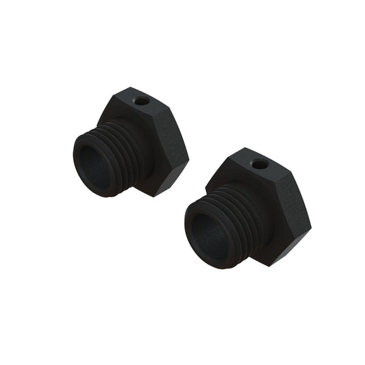 Arrma Aluminum Wheel Hex 17mm - 14.6mm Thick, Black (2) ARA311067