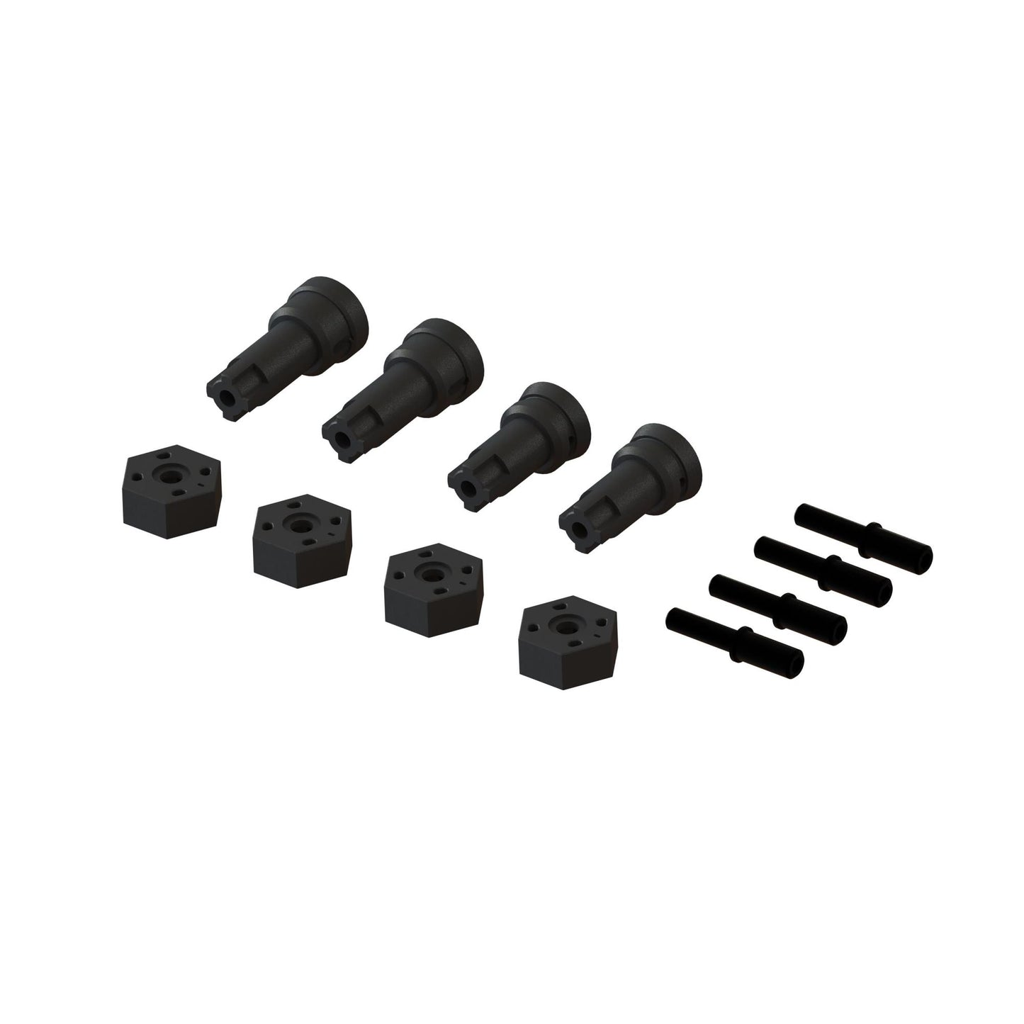 Arrma Wheel Axle and Hub Set B: GROM ARA311229