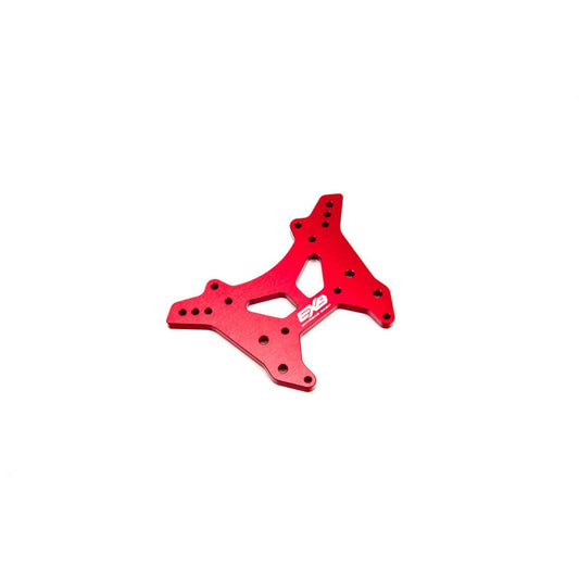 Arrma Front Shock Tower CNC 7075 T6 Aluminum L Red ARA320577
