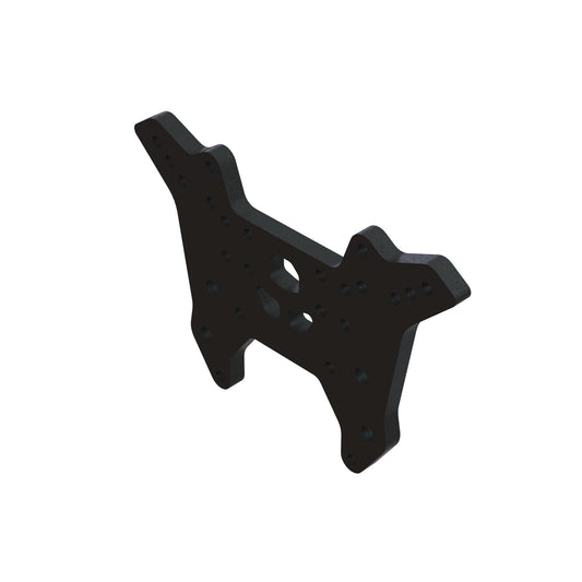 Arrma Front Shock Tower, Aluminum, Black ARA320686