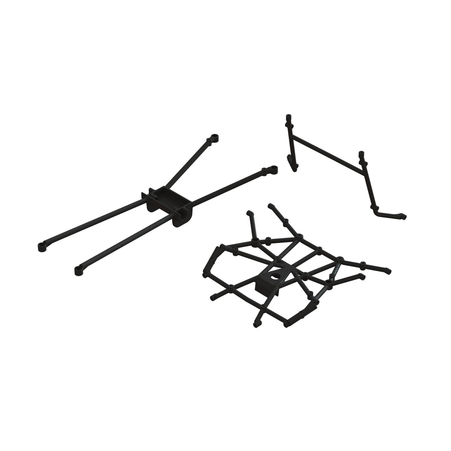 Arrma Body Cage Inner Supports, Black ARA320700