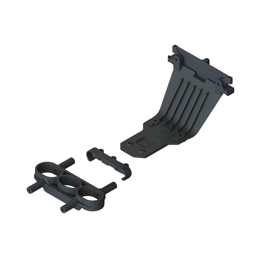 Arrma Rear Skid, Skid Mount and Bumper Loop ARA320723