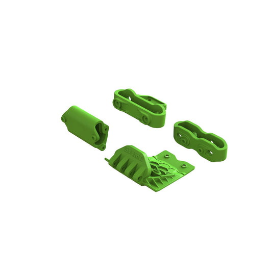 Arrma Lower Skid And Bumper Mount Set, Green ARA320791