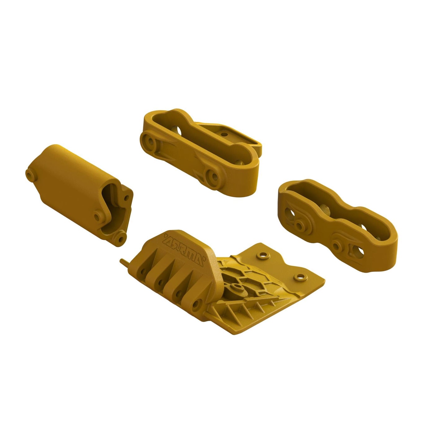 Arrma Lower Skid And Bumper Mount Set, Orange ARA320795