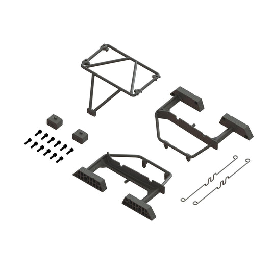 Arrma Desert Truck Body Roll Cage Set, Black: GROM ARA320821