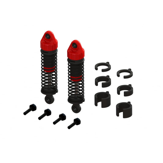 Arrma Shock Set, 58mm Length, 300cSt Oil (2): GROM ARA330806