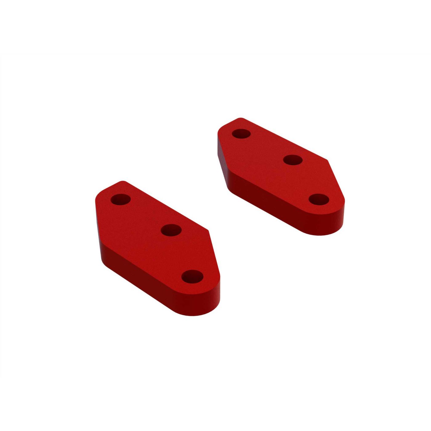 Arrma Aluminum Steering Plate A (Red) (2) ARA340158