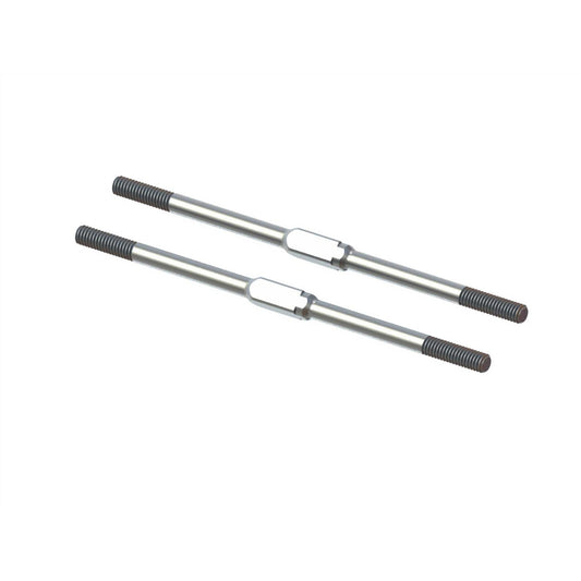 Arrma Steel Turnbuckle M4x95mm Silver (2) (Kraton / 6S) ARA340175