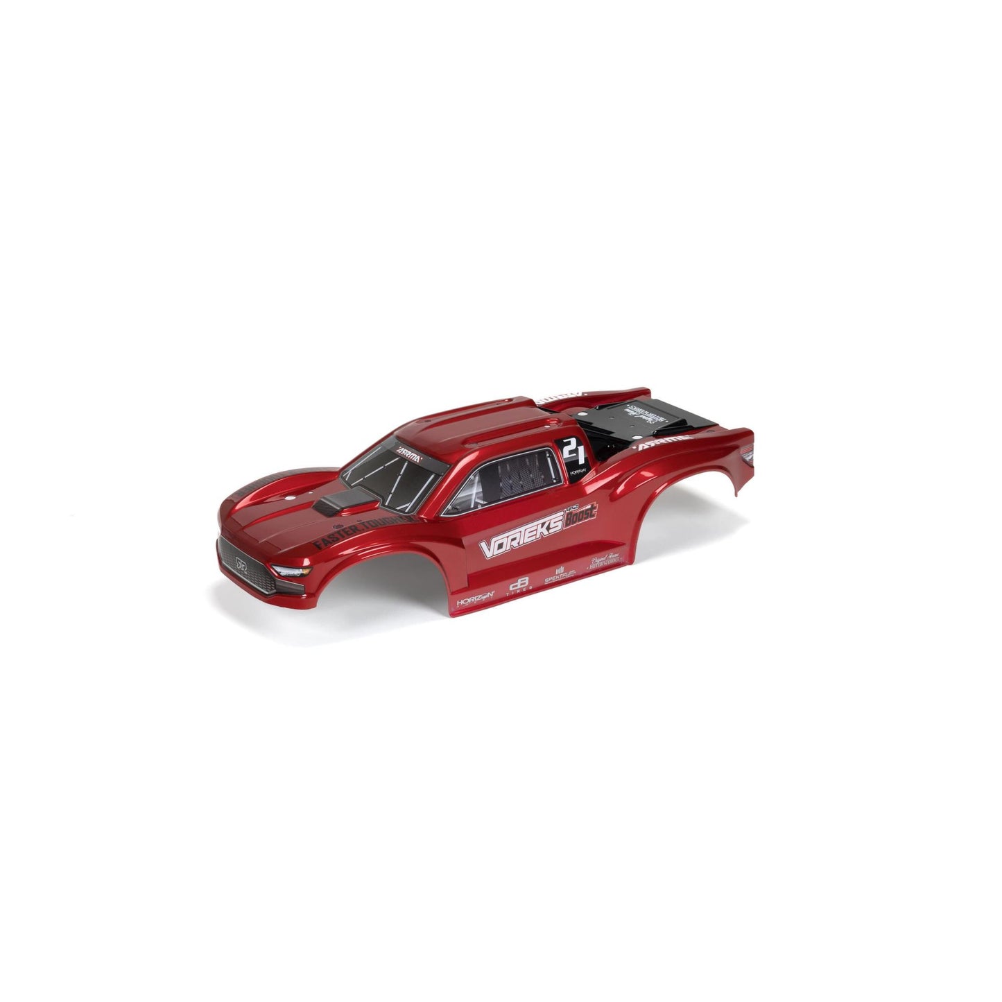 Arrma 1:10 VORTEKS 4X2 Painted Decaled Trimmed Body Red ARA402347
