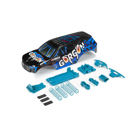 Arrma GORGON Painted Decaled Trimmed Body Set, Blue ARA402355