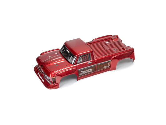 Arrma Painted Decaled Trimmed Body, Red: Outcast 4x4 BLX ARA402361