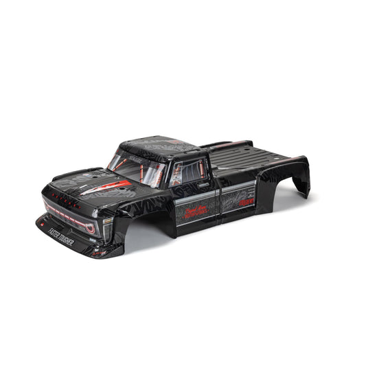 Arrma OUTCAST 8S Painted Decaled Trimmed Body Black 1:5 ARA409012