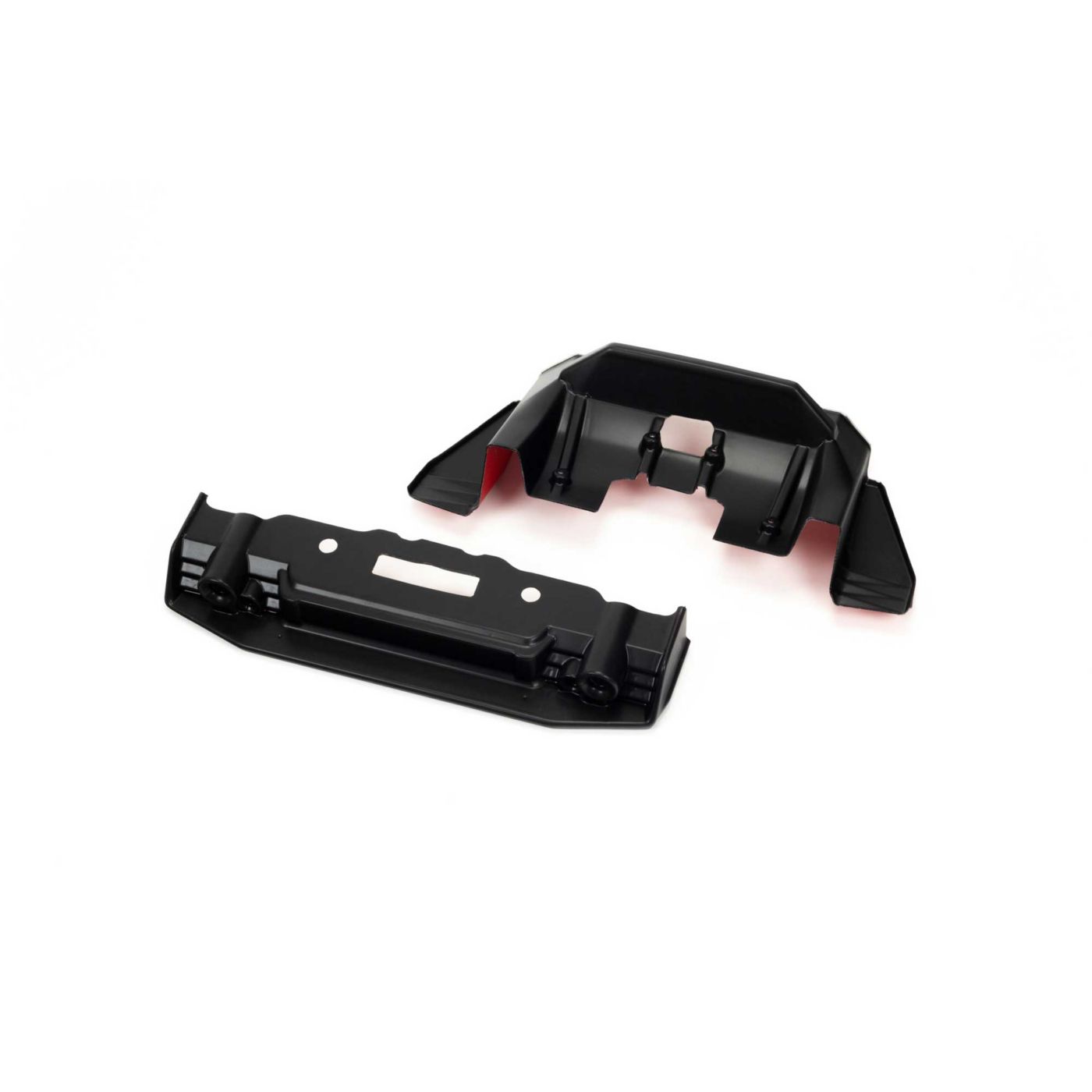 Arrma FELONY Painted Splitter And Diffuser Black/Red ARA410008
