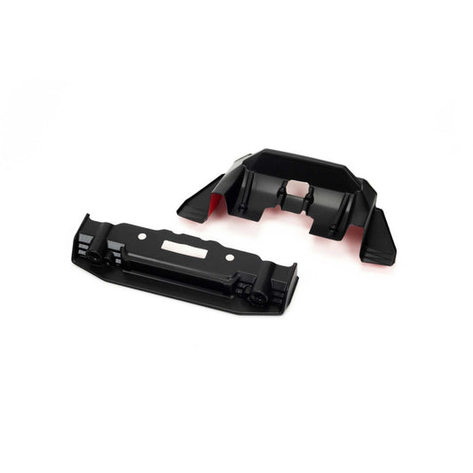 Arrma FELONY Painted Splitter And Diffuser Black/Red ARA410008