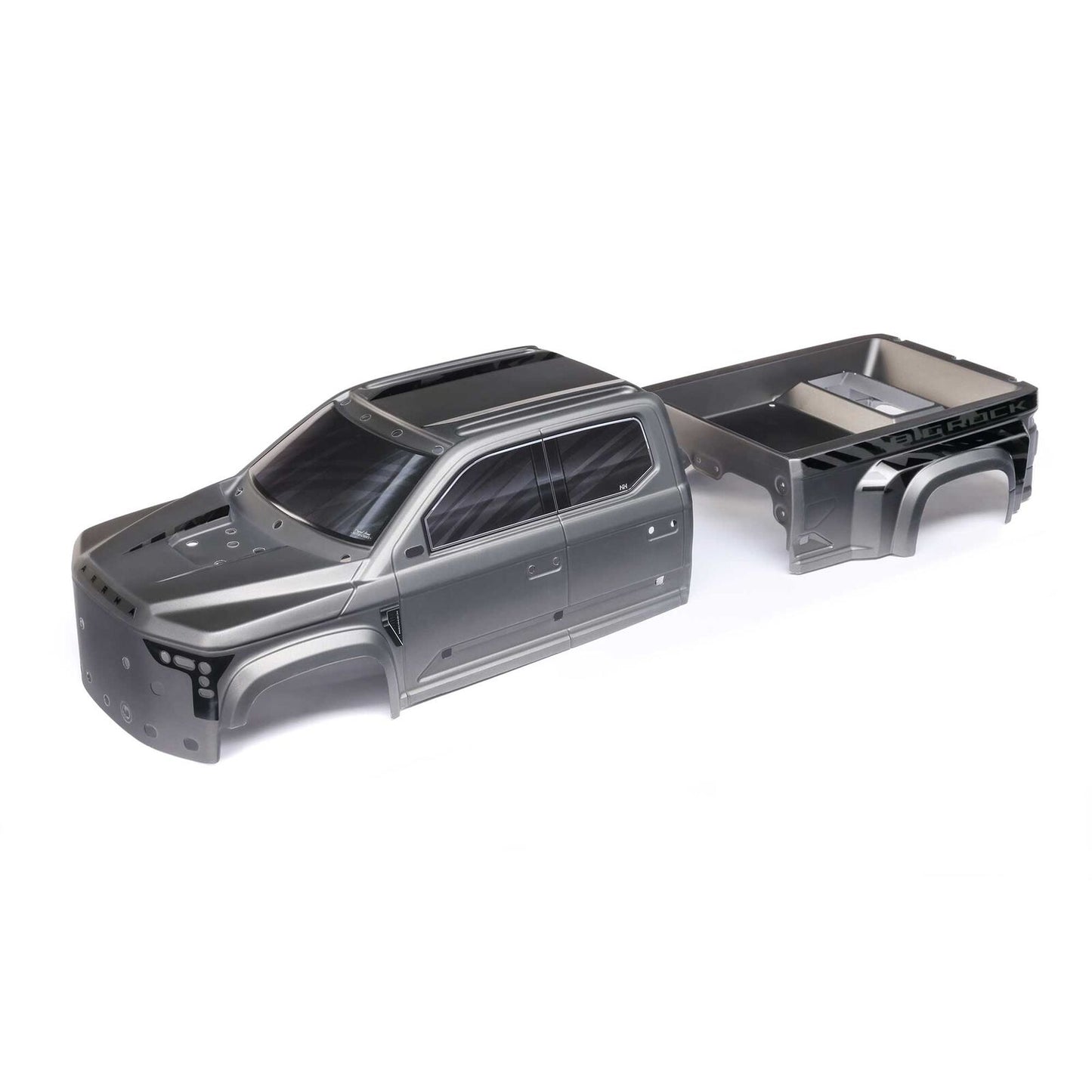 Arrma BIG ROCK 6S BLX Painted Decaled Trimmed Body, Gunmetal ARA411026