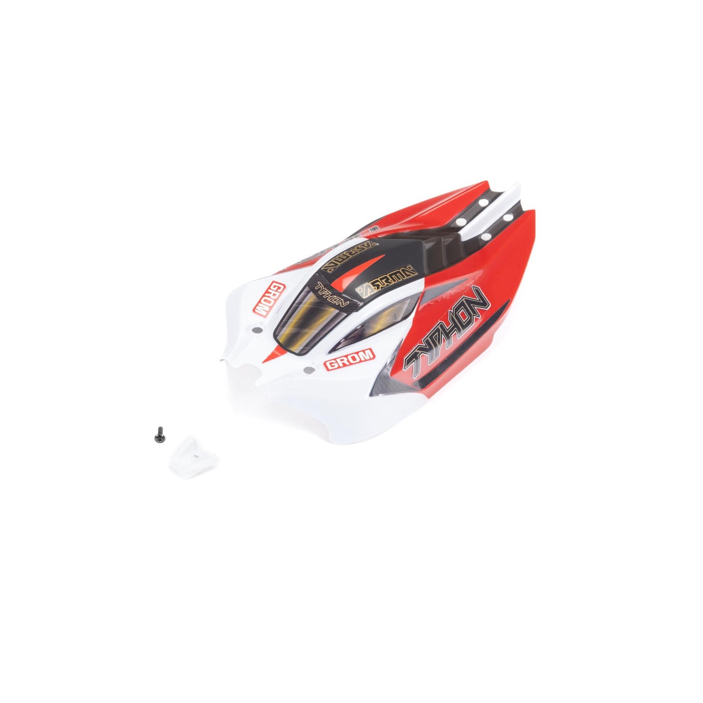 Arrma TYPHON GROM Body, Red/White ARA412006