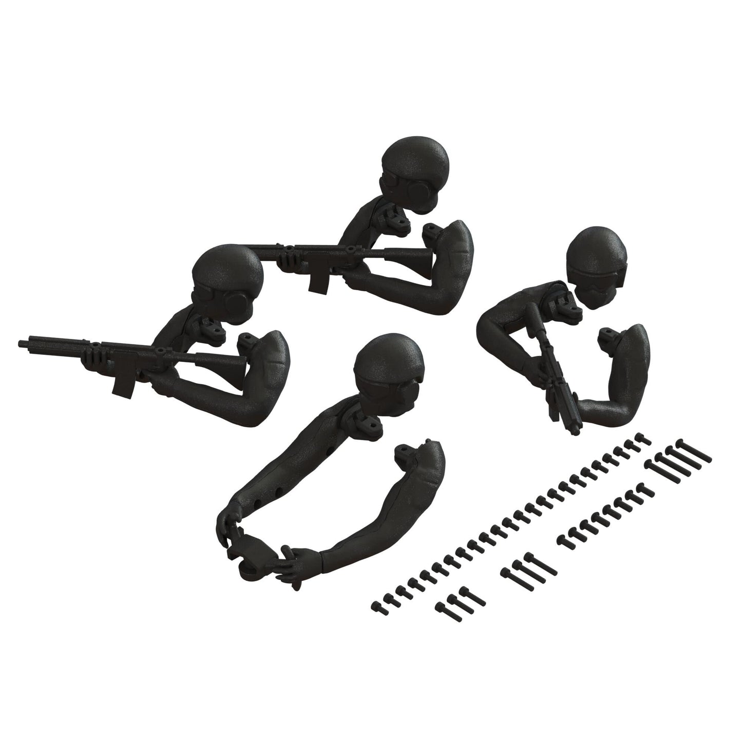 Arrma Driver Figure Set, Black ARA480057