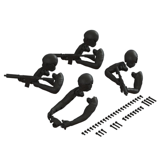 Arrma Driver Figure Set, Black ARA480057