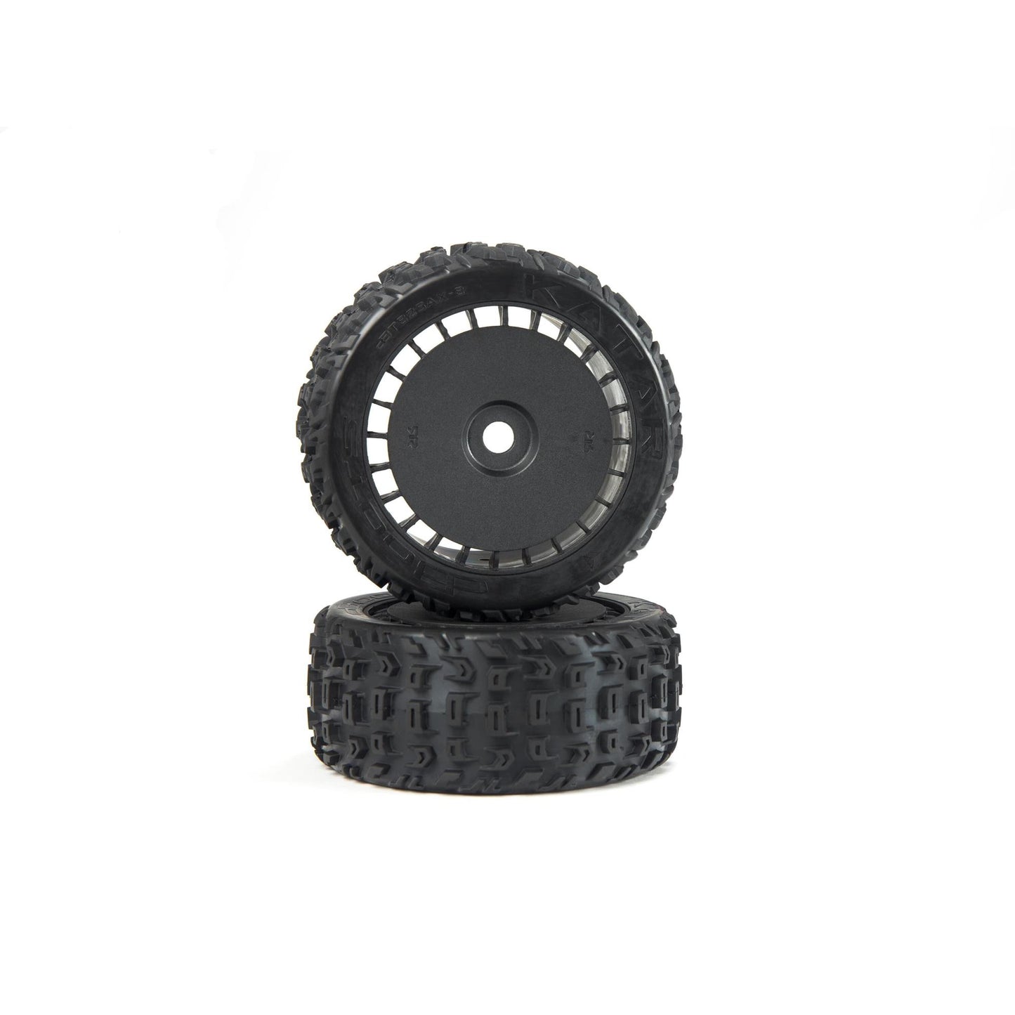 Arrma dBoots Katar T Belted 6S Tire Set Glued (Blk) (2) ARA550097