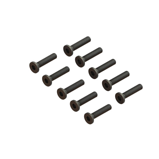 Arrma Flat Head Screw M2.5x12mm (10) ARA702017