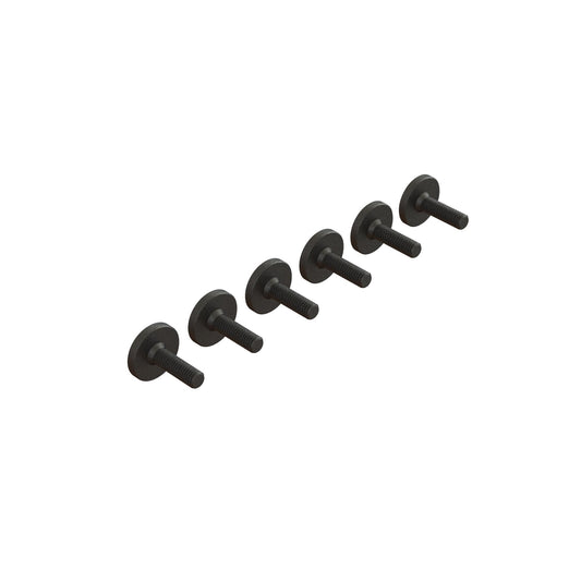 Arrma Large Head Screw M3x10mm (6) ARA727310