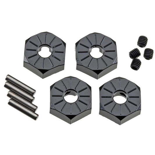 Axial Aluminum Hub Narrow 12mm Black (4) AX30427