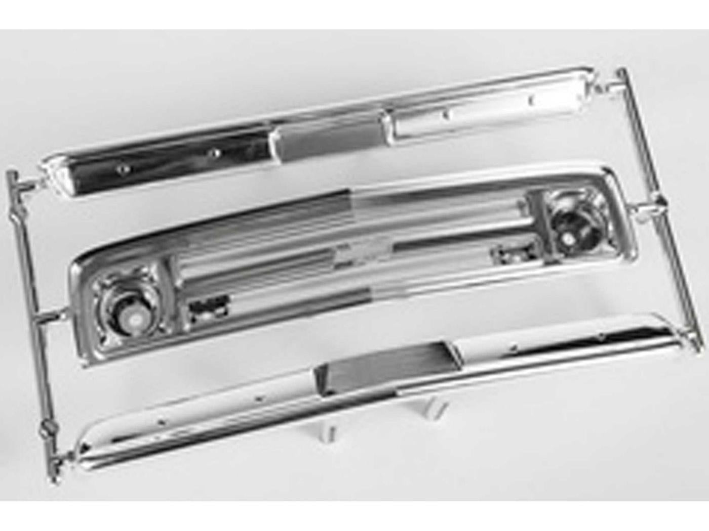 Axial 67 Chevy C/10 Grille Bumpers Chrome/Black AX31560
