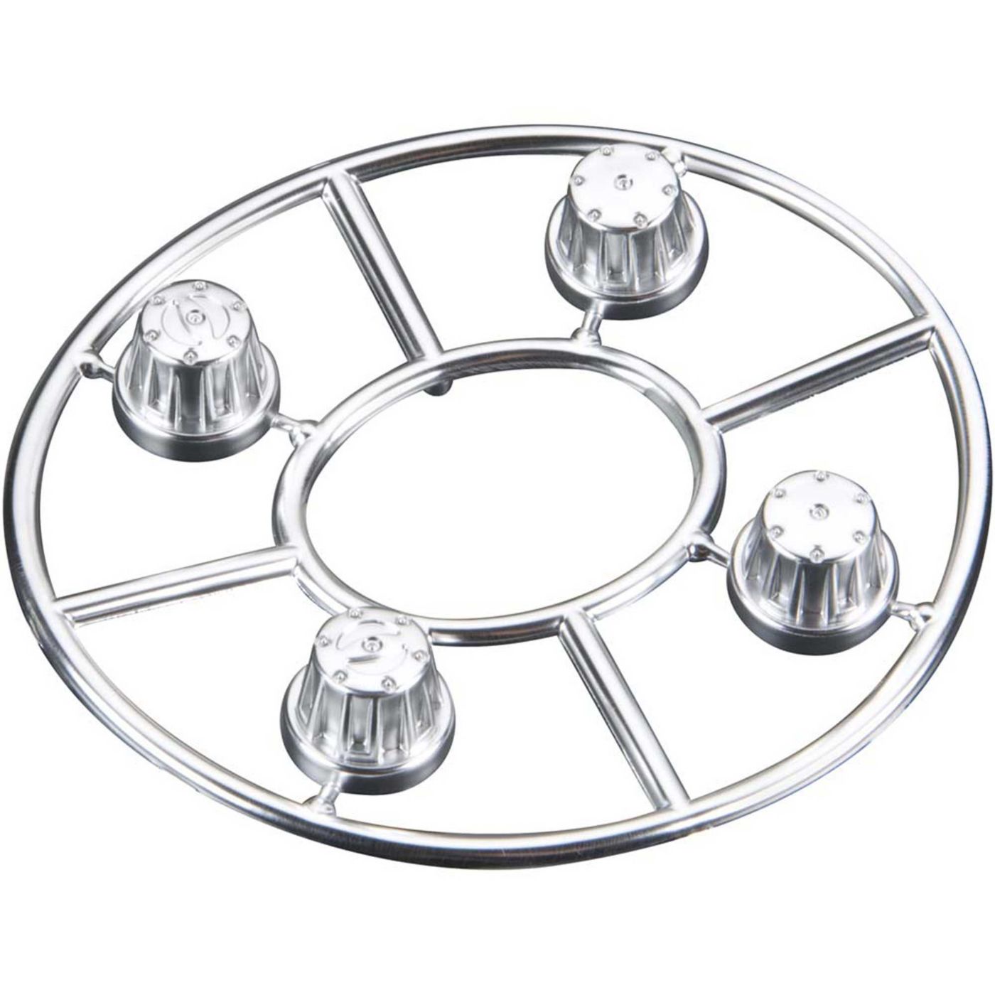Axial Hub Cover Set Satin Chrome (4) AX8080